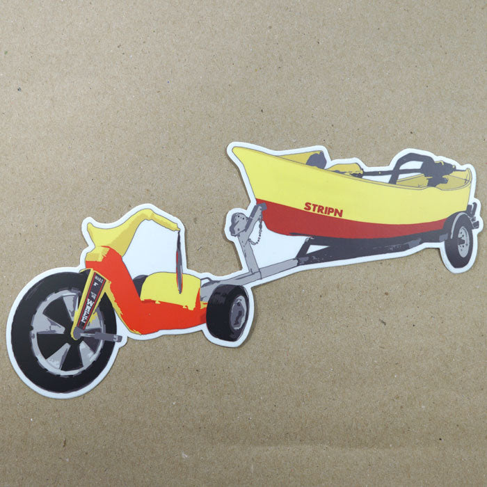 Big Wheel Sticker 8 x 3.25 – Stripn Flywear