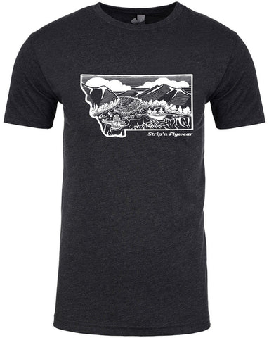 Montana Drift T shirt Fly Fishing T shirt - Stripn Flywear