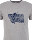 Montana Splash T shirt Fly Fishing T shirt - Stripn Flywear