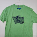 Large Montana Splash T shirt $8 Fly Fishing T shirt - Stripn Flywear