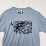 Small Montana Rise T shirt $8 Fly Fishing T shirt - Stripn Flywear