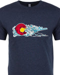 Colorado Rise T shirt Fly Fishing T shirt - Stripn Flywear