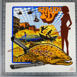 Superfly 12"x12" Metal Print $30 Yard Sale Art - Stripn Flywear