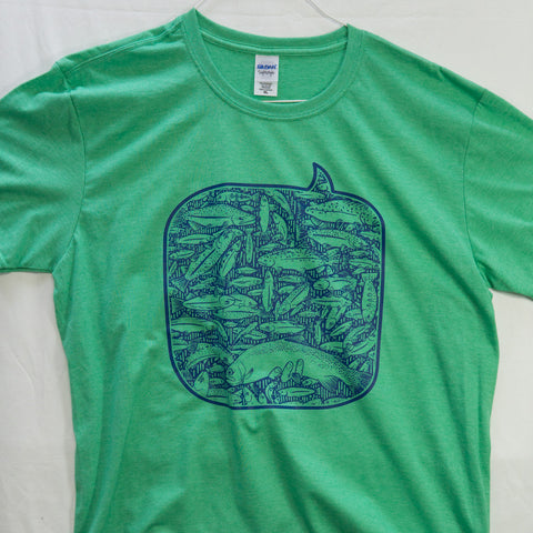 Xlarge 100 Fish Day T shirt $8 Fly Fishing T shirt - Stripn Flywear