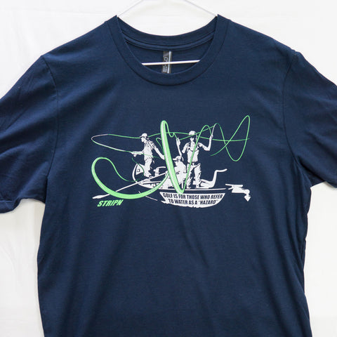 Large Hazard T shirt $8 Fly Fishing T shirt - Stripn Flywear