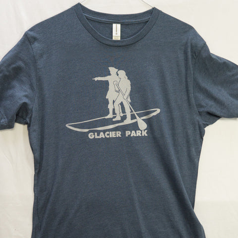 Large Lewis and Clark Glacier National Park T shirt (Organic) $8 Fly Fishing T shirt - Stripn Flywear