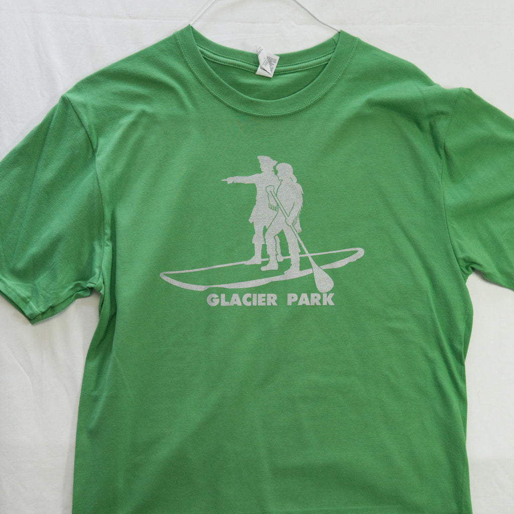 Large Lewis and Clark SUP Glacier National Park T shirt $8