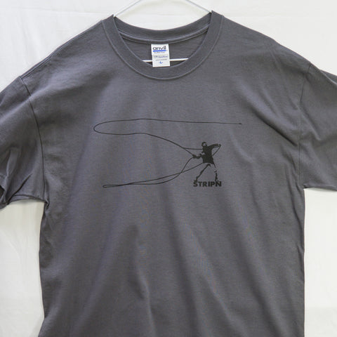 Large Banksy T shirt $8 Fly Fishing T shirt - Stripn Flywear