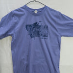 Medium Montana Splash (Organic cotton/poly) T shirt $9 Fly Fishing T shirt - Stripn Flywear