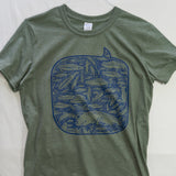 Medium 100 Fish Day T shirt $8 Fly Fishing T shirt - Stripn Flywear