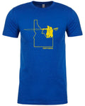 Go West Idaho T shirt Fly Fishing T shirt - Stripn Flywear