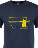 Go West Montana T shirt Fly Fishing T shirt - Stripn Flywear