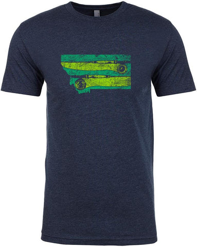 Montana Rods T shirt Fly Fishing T shirt - Stripn Flywear