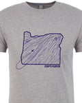 Oregon Rise T shirt Fly Fishing T shirt - Stripn Flywear