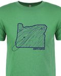 Oregon Rise T shirt Fly Fishing T shirt - Stripn Flywear