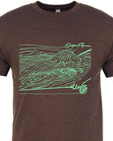 Ripples T shirt Fly Fishing T shirt - Stripn Flywear