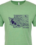 Washington Rise T shirt Fly Fishing T shirt - Stripn Flywear