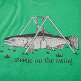 Steelie Swing T shirt Fly Fishing T shirt - Stripn Flywear